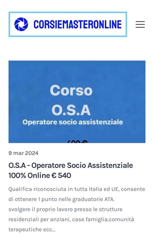 5284846  corsoCorso O.S.A -  600,00