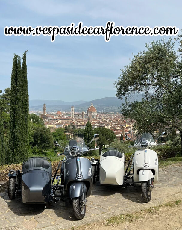 5325896 Vespa sidecar Tour in Florence